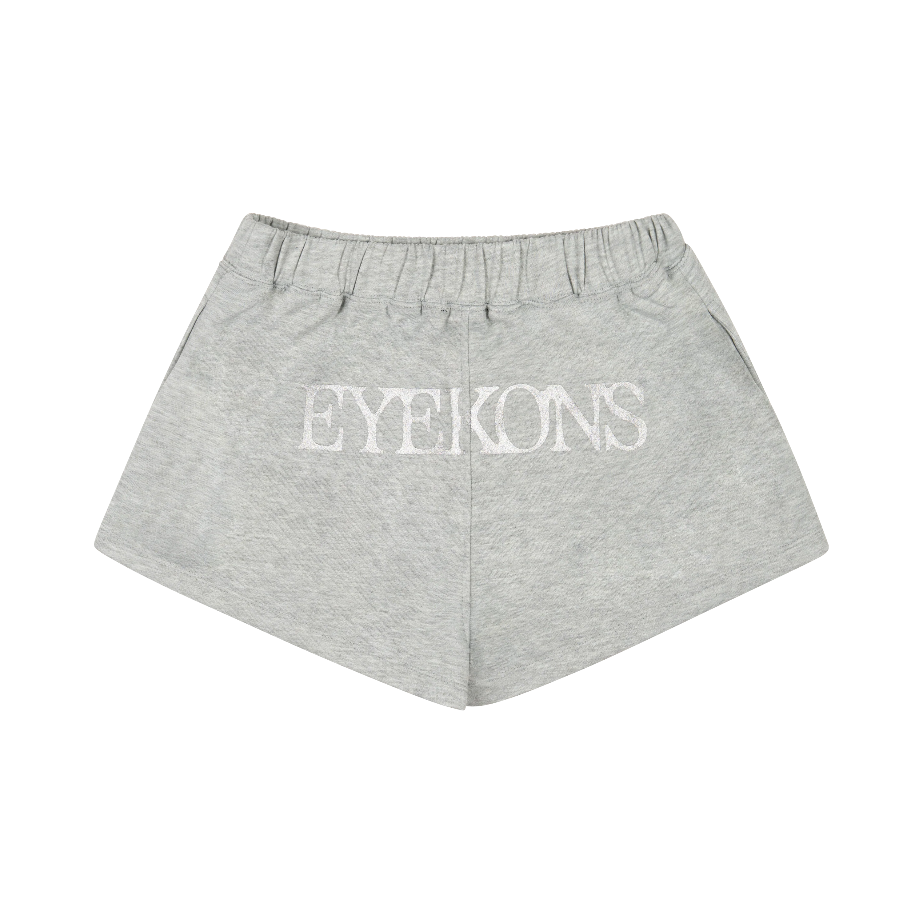 EYEKONS Gray Sweat Shorts - Image 5