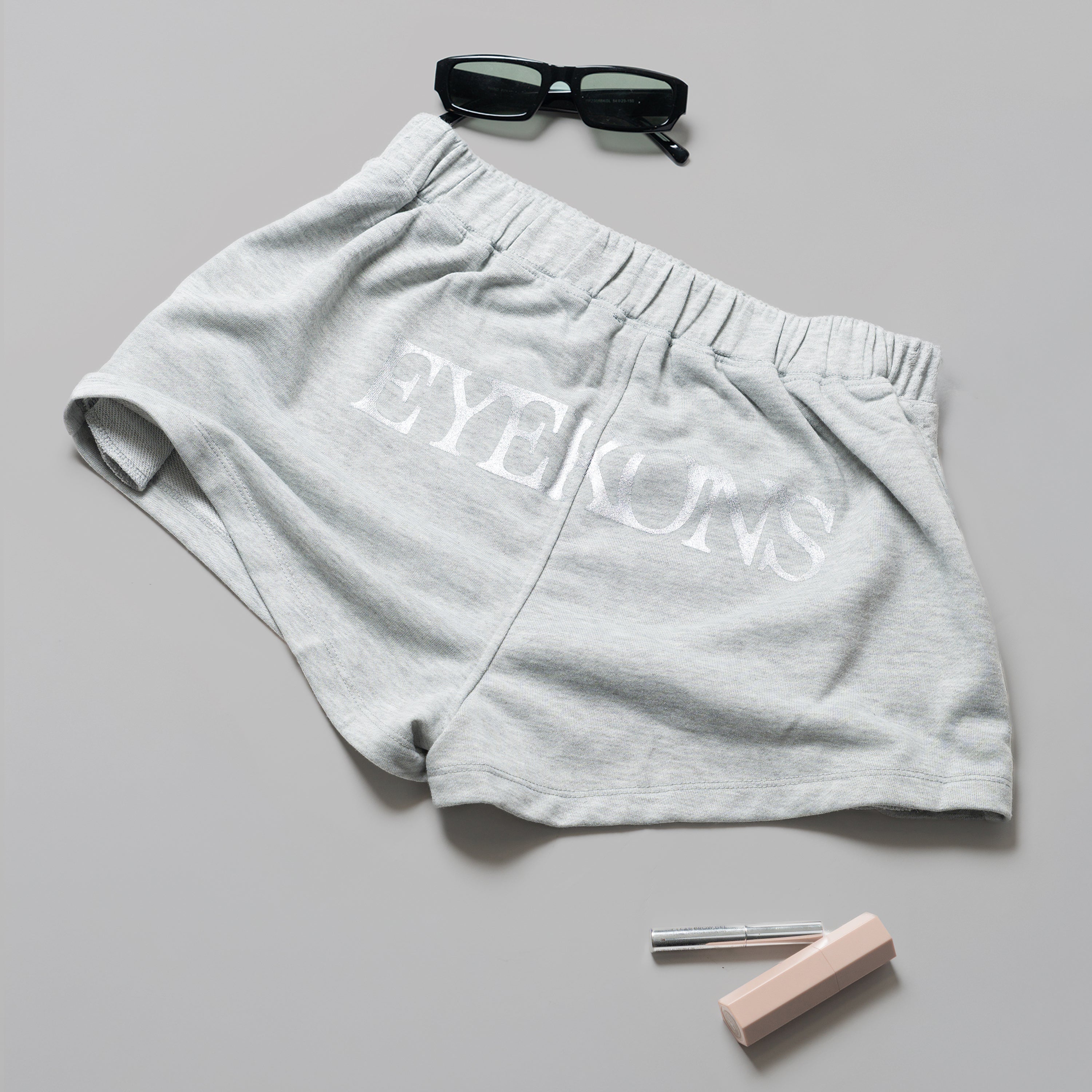 EYEKONS Gray Sweat Shorts - Image 6