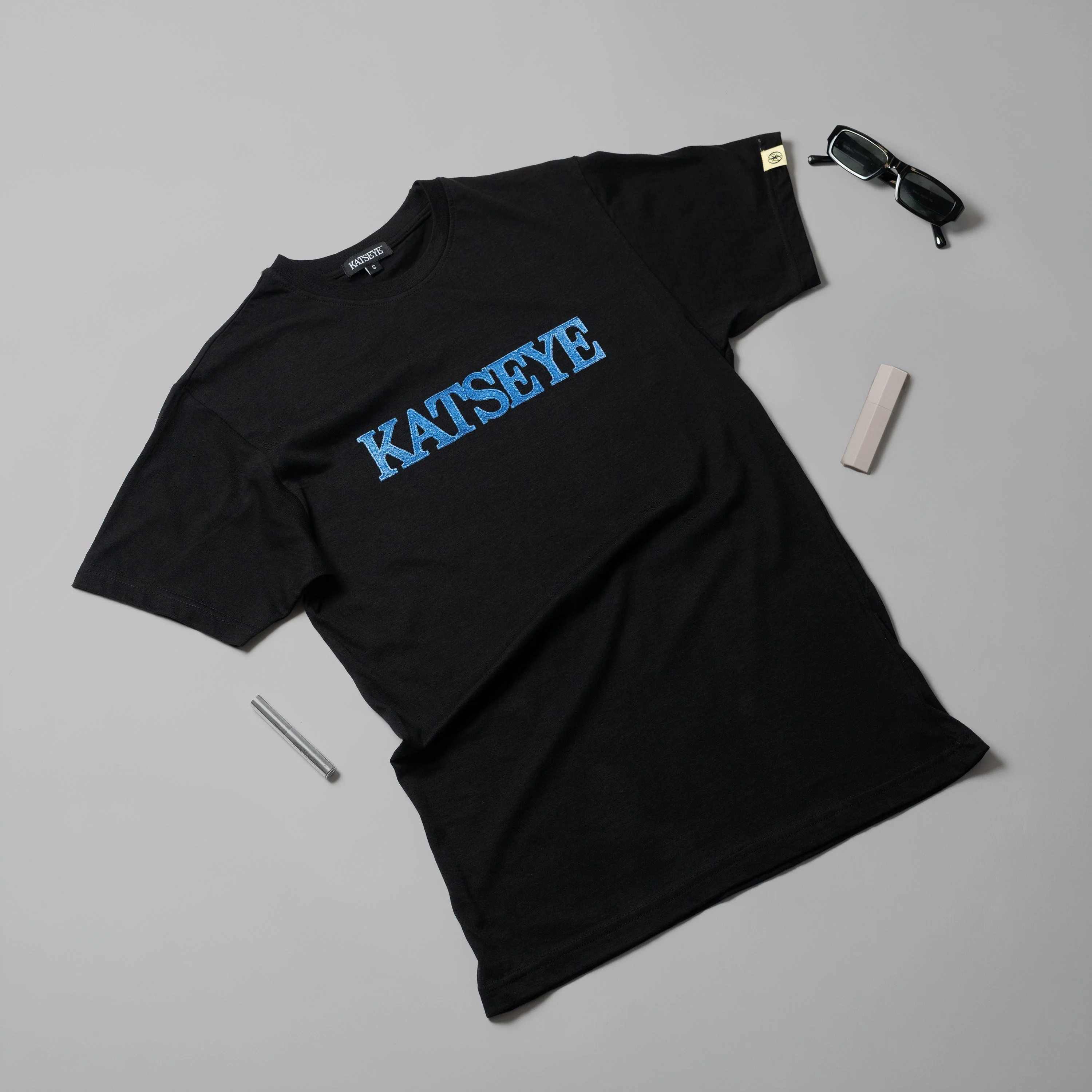 KATSEYE Denim Logo Black T-Shirt - Image 7