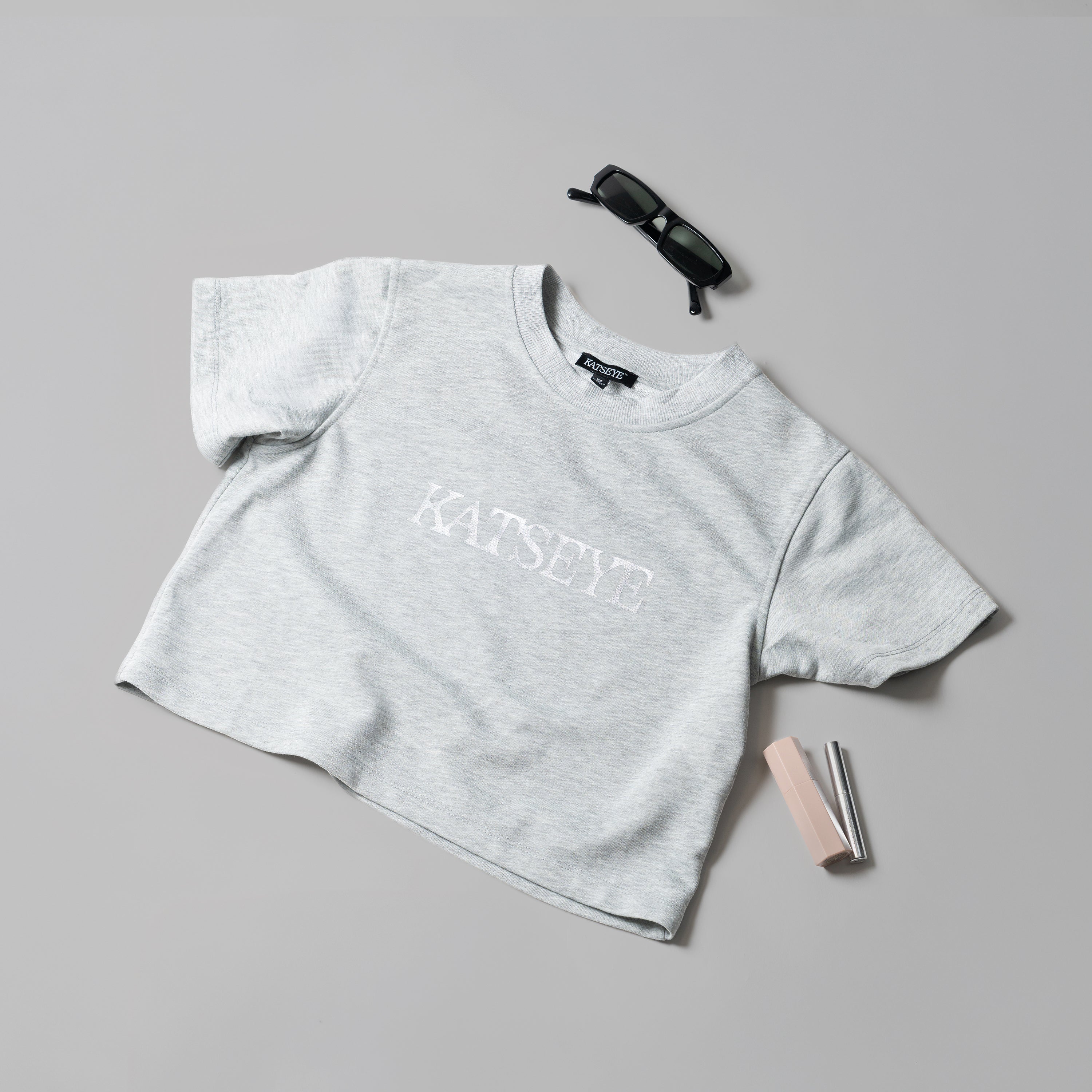 KATSEYE Gray Crop Tee - Image 7