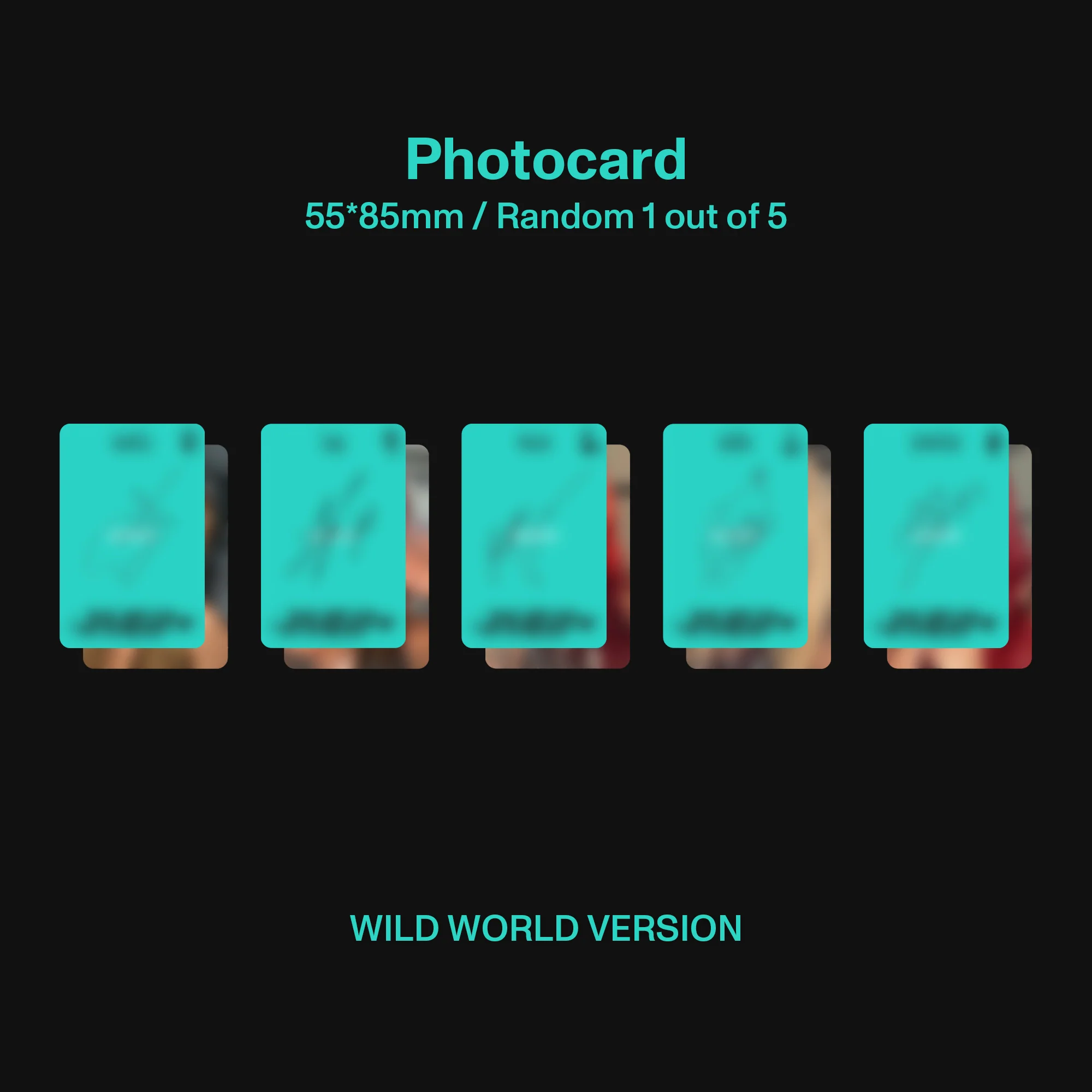 WILD - Wild world ver. - Official Store Exclusive CD - Image 8